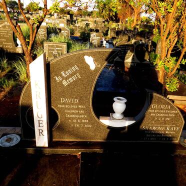 KRUGER David 1938-2002 & Gloria 1941- :: KRUGER Sharone Kaye 1963-2003_1
