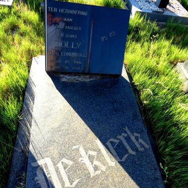 KLERK Dolly, de nee COMBRINK 1906-1988_1