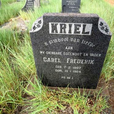 KRIEL Carel Frederik 1907-1964
