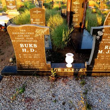 KLERK H.D., de 1927-2013 & M.J.M. 1932-2013