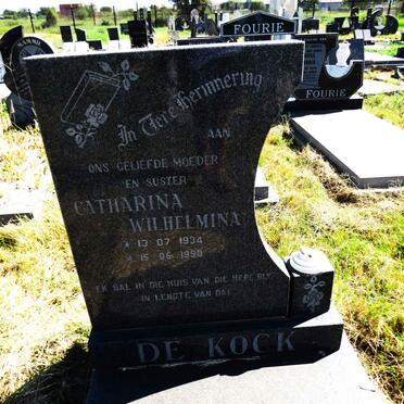 KOCK Catharina Wilhelmina, de 1934-1990