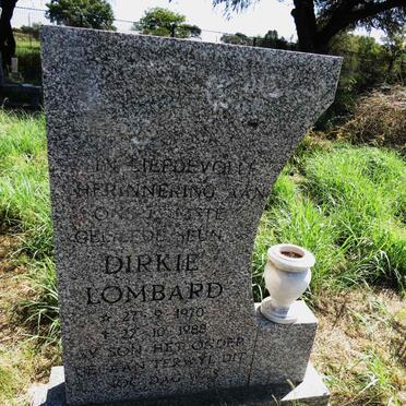 LOMBARD Dirkie 1970-1988
