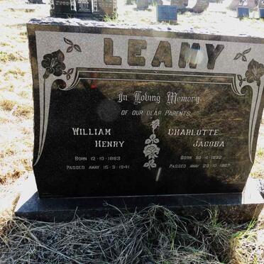 LEAMY William Henry 1883-1941 & Charlotte Jacoba 1892-1967