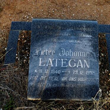 LATEGAN Pieter Johannes 1940-1992