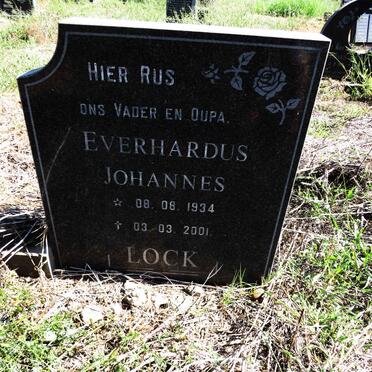 LOCK Everhardus Johannes 1934-2001