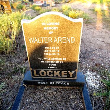 LOCKEY Walter Arend 1941-2014