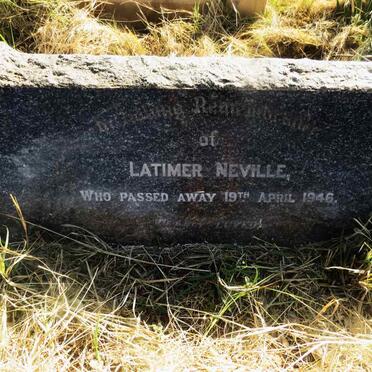 LATIMER Neville -1946