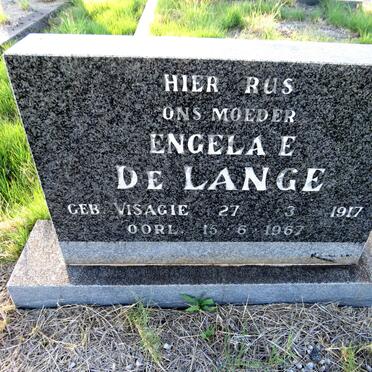 LANGE Engela E., de nee VISAGIE 1917-1967