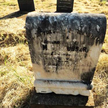 LOUBSER M.P. 1867-1923