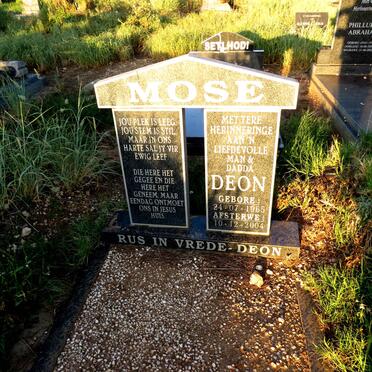 MOSE Deon 1965-2004