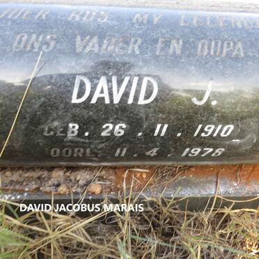 MARAIS David Jacobus 1910-1978 & Janetta Catharina BRUWER 1913-1987_1
