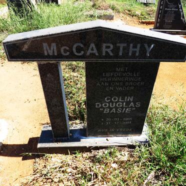 MCCARTHY Colin Douglas 1965-2004