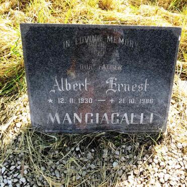 MANGIAGALLI Albert Ernest 1930-1986
