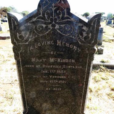MCKINNON Mary 1851-1907