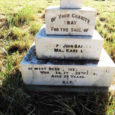 MACKARELL Joseph John Baines -1905