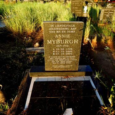 MYBURGH Annie 1908-2000