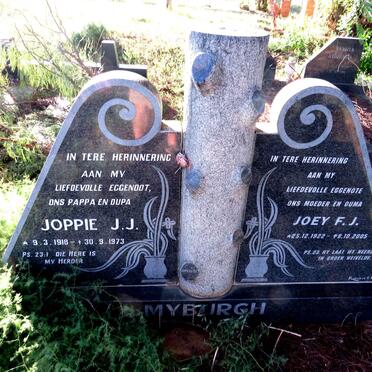 MYBURGH J.J. 1918-1973 & F.J. 1922-2005