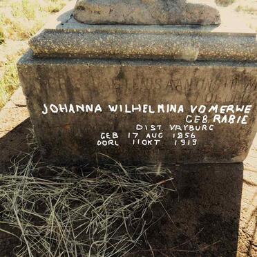 MERWE Johanna Wilhelmina, v.d. nee RABIE 1856-1919_2
