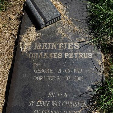 MEINTJES Johannes Petrus 1929-2005
