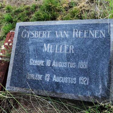 MULLER Gysbert van Reenen 1881-1921