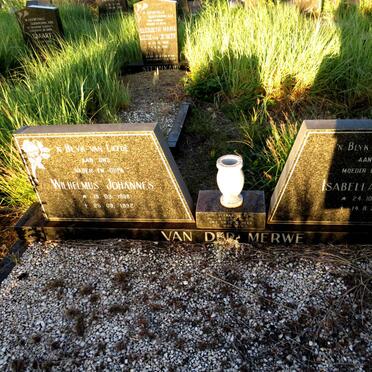 MERWE Wilhelmus Johannes, van der 1908-1992 & Isabella Maria 1913-2003_1