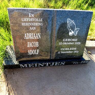 MEINTJES Adriaan Jacob Adolf 1929-1973