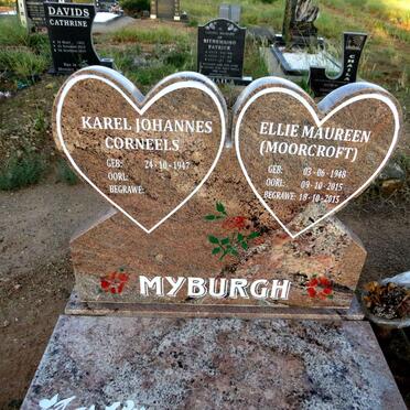 MYBURGH Karel Johannes Corneels 1947- & Ellie Maureen MOORCROFT 1948-2015