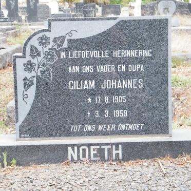 NOETH Giliam Johannes 1905-1959