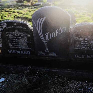 NIEMAND Petrus Marthinus 1866-1954 & Martha Catharina BRINK 1876-1957_1