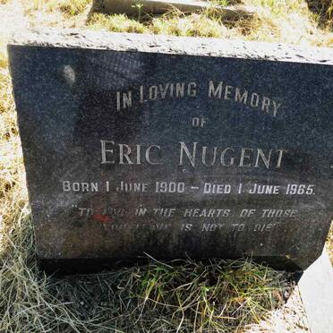 NUGENT Eric 1900-1965