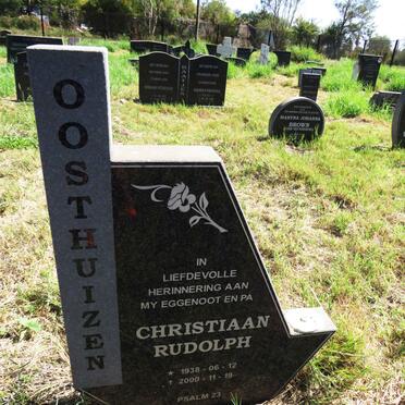 OOSTHUIZEN Christiaan Rudolf 1938-2000