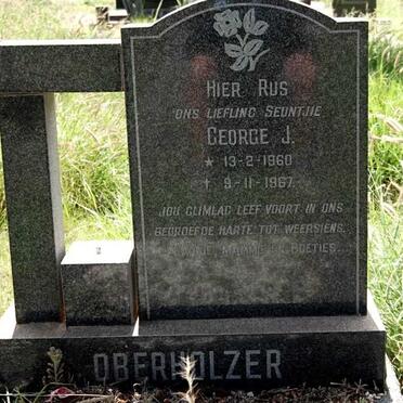 OBERHOLZER George J. 1960-1967