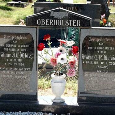 OBERHOLSTER Giliam J.P. 1911-1984 & Maria A.P. AUCAMP 1917-2001