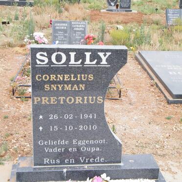 PRETORIUS Cornelius Snyman 1941-2010