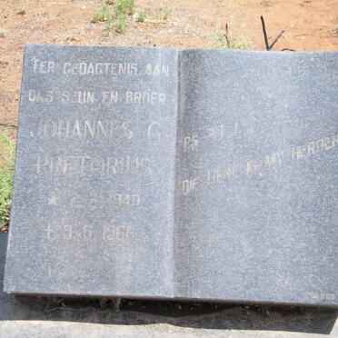 PRETORIUS Johannes G. 1940-1966