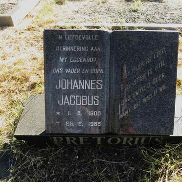 PRETORIUS Johannes Jacobus 1908-1985