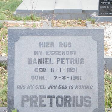 PRETORIUS Daniel Petrus 1891-1961
