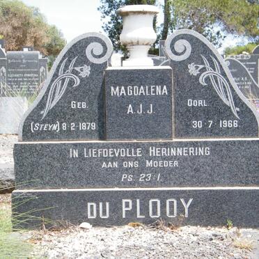 PLOOY Magdalena A.J.J., du nee STEYN 1879-1966