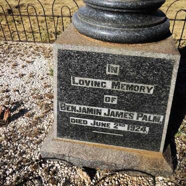 PALM Benjamin James -1924