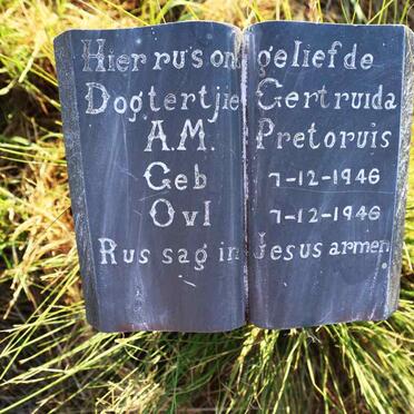 PRETORIUS Gertruida A.M. 1946-1946