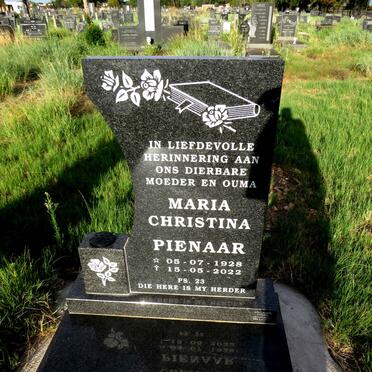 PIENAAR Maria Christina 1928-2022