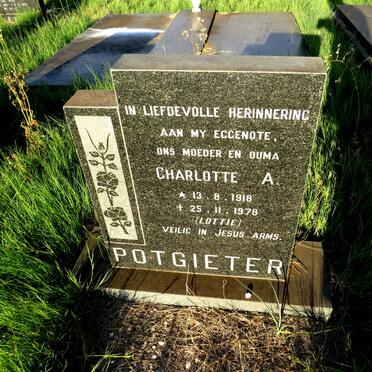 POTGIETER Charlotte A. 1918-1978