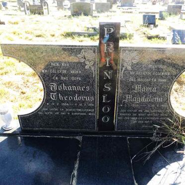 PRINSLOO Johannes Theodorus 1904-1991 & Maria Magdalena 1908-1986