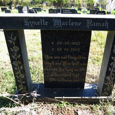 RAMAH Lynette Marlene 1962-2002