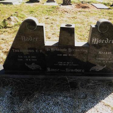 RENSBURG Theodorus C.H., Janse van  1912-1998 & Nellie EDMUNDS 1907-1971