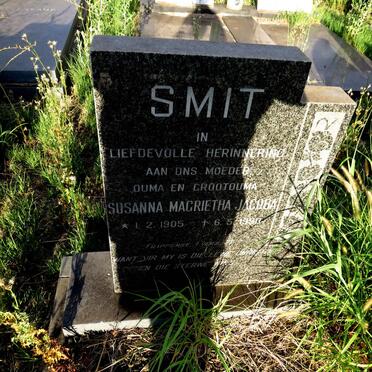 SMIT Susanna Magrietha Jacoba 1905-1990