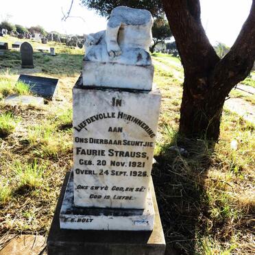 STRAUSS Faurie 1921-1926