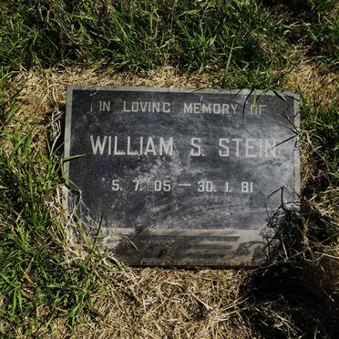 STEIN William S. 1905-1981