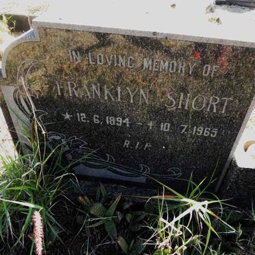 SHORT Franklyn 1894-1965