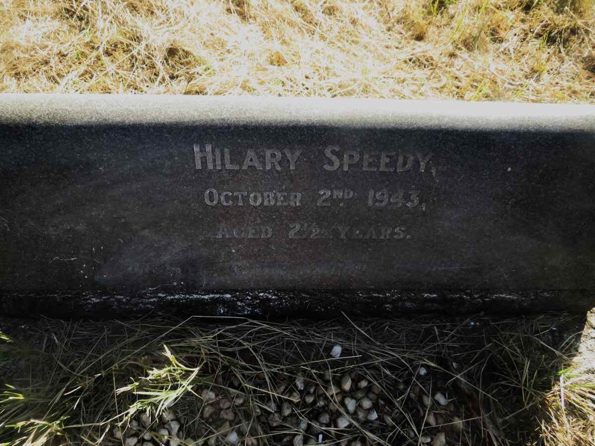 SPEEDY Hilary -1943